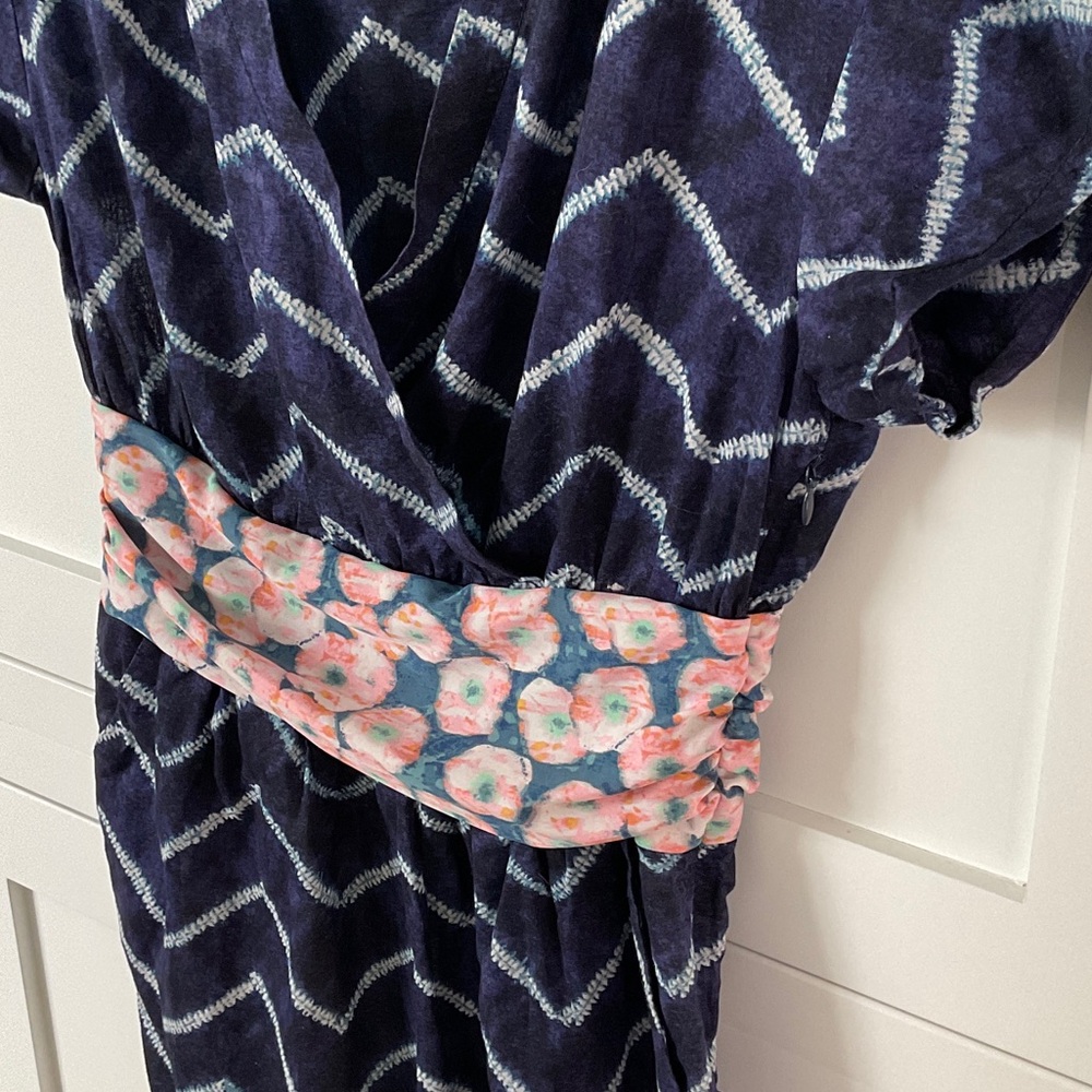 RACHEL Rachel Roy Navy and Pink Mini Dress - Picture 4 of 6